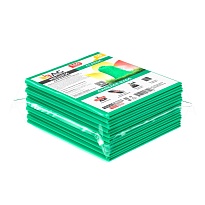 Мешки для мусора 160 л, зеленые, в пачке 10 шт., ПВД, 40 мкм, 900х1100 мм, i-Bag в Атырау
