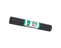 Мешки для мусора 160 л, черные, в рулоне 10 шт., ПВД, 25 мкм, 1100х800 мм, GRIFON, 101-031 в Атырау