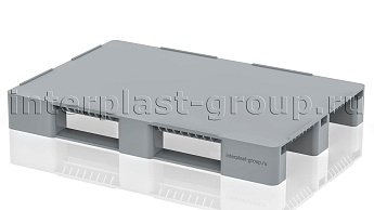 Поддон пластиковый сплошной (усилен 3 трубами) с бортиками серый в Атырау Поддон пластиковый сплошной (усилен 3 трубами) с бортиками серый в Атырау