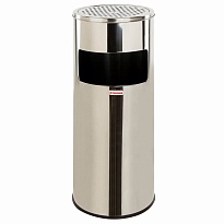 Урна с пепельницей 27 л, нержавеющая сталь, зеркальная, LAIMA PROFESSIONAL в Атырау Урна с пепельницей 27 л, нержавеющая сталь, зеркальная, LAIMA PROFESSIONAL в Атырау