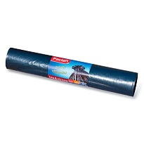 Мешки для мусора 240 л, черные, в рулоне 20 шт., ПВД 35 мкм, 1400х900 мм, PACLAN Big&Strong, 600823 в Атырау