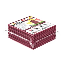 Мешки для мусора 160 л, бордовые, в пачке 10 шт., ПВД, 40 мкм, 900х1100 мм, i-Bag в Атырау